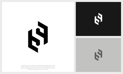 Letter S Logo Template Design Vector Illustration. Initial S Logo.	