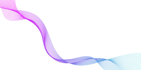 abstract wave melody lines on white background, technical wave flowing web science tech geometric curved and dynamic lines, modern and dynamic curved geometric lines is arranging randomly.