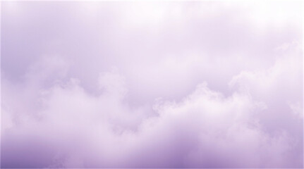 Soft pastel lavender clouds in calm ethereal sky background