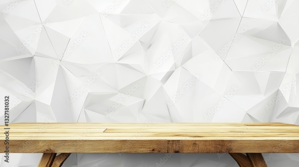 Poster minimalist white geometric background with intersecting lines and polygonal shapes resembling a mode