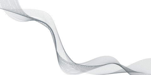 modern and dynamic curved geometric lines is arranging randomly, abstract wave melody lines on white background, technical wave flowing web science tech geometric curved and dynamic lines.