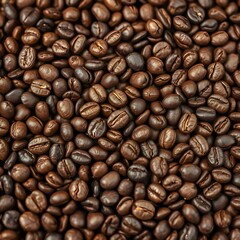 Naklejka premium Coffee Beans Background