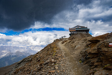View of the beautiful landscape of Bormio