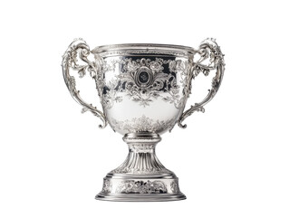 Isolated Elegant Silver Trophy Cup