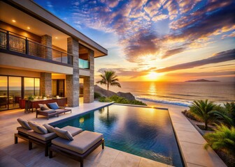 Escape to Cabo's finest: beachfront luxury, private pool, modern design, breathtaking ocean views. Rent now!