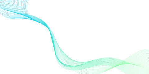 Abstract background with a wave line surface made of various geometric lines, Abstract modern dynamic data flowing and technology concept line background, Geometric technology round shape lines.