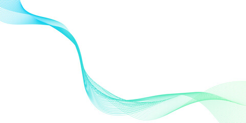 Abstract background with a wave line surface made of various geometric lines, Abstract modern dynamic data flowing and technology concept line background, Geometric technology round shape lines.