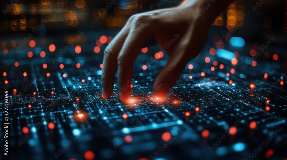 Poster digital interaction: exploring the vast network of data