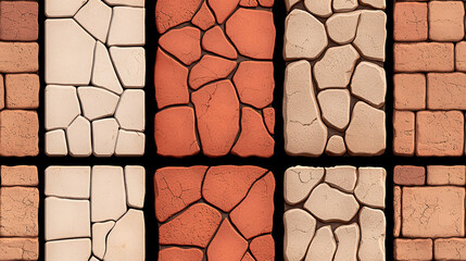 Artistic Mosaic: A captivating close-up of a vibrant mosaic tile. A beautiful, decorative pattern of an array of colors and irregular shapes, hinting at the artistry and history of craftsmanship.