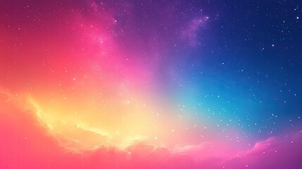 Obraz premium Colorful Starry Night Sky Background Image