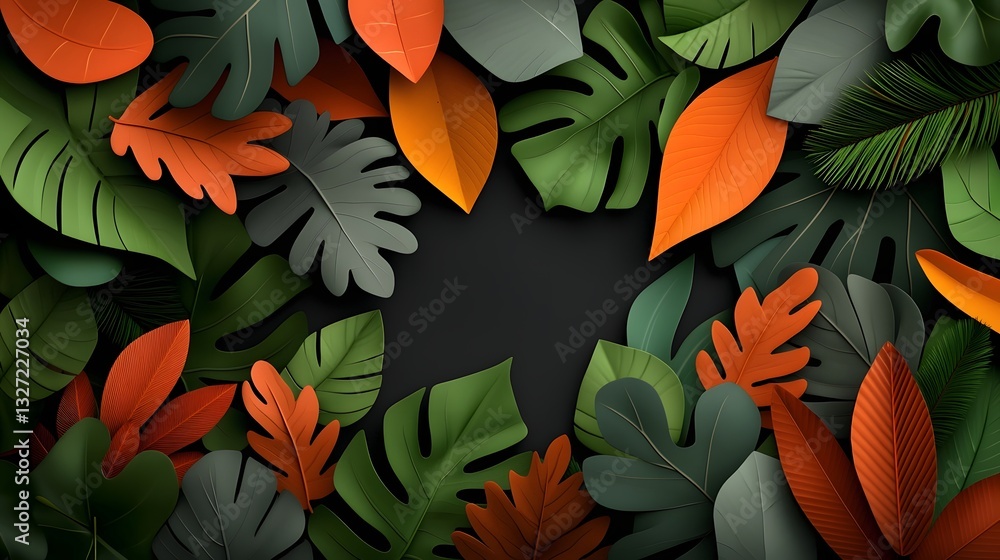 Poster lush vibrant depicting the dynamic interplay of the global carbon cycle with detailed rendering of p