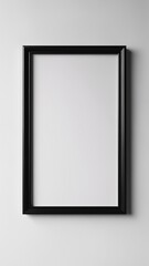 A single instant photo frame on pure empty white background, mockup