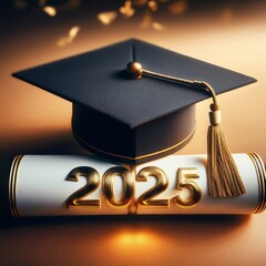 2025 Grad Cap and diploma