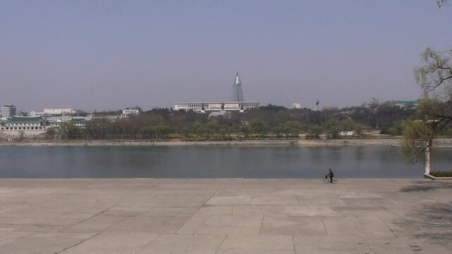 Kim Il Sung statue in Mansudae Grand monument, Pyongyang, North Korea