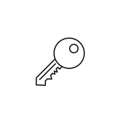 Key icon symbol vector illustration isolated on white background