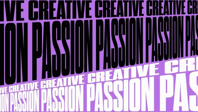 Modern Slanted Kinetic Typography Animated Title