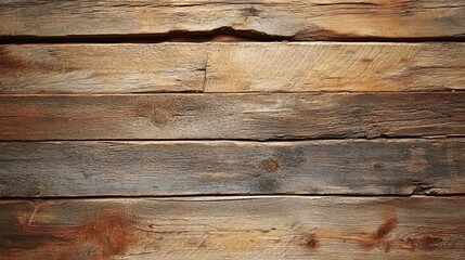 Fototapeta premium Close-Up of Rustic Wooden Planks Featuring Weathered Grain, Natural Texture, and Vintage Aesthetic, wood background
