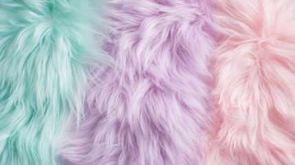 Pastel Faux Fur Texture Backgrounds