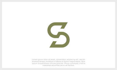 Letter S Logo Template Design Vector Illustration. Initial S Logo.	
