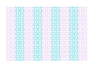 Colorful Geometric Pattern with Repeating Shapes