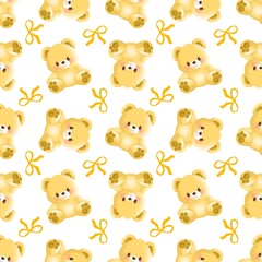 Coquette Teddy Bear With Bow