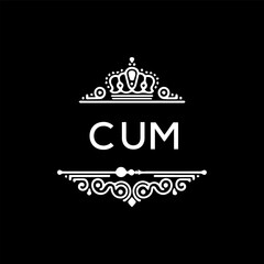 CUM LOGO DESIGN VECTOR TEMPLATE