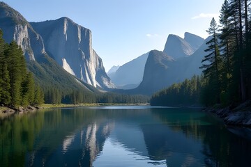  Majestic Mountain Landscape with Lake Reflection