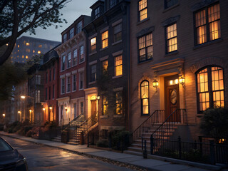 old street in the old town