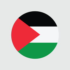 Vector National Flag of Palastine