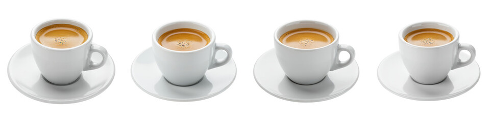 Set of Espresso Cup and Saucer