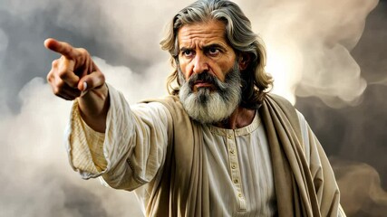 An old prophet of God who lifted to heaven without dying 4K