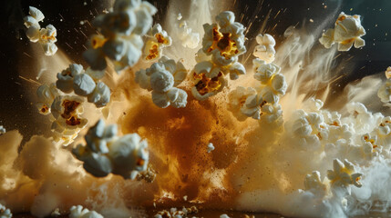 exploding popcorn