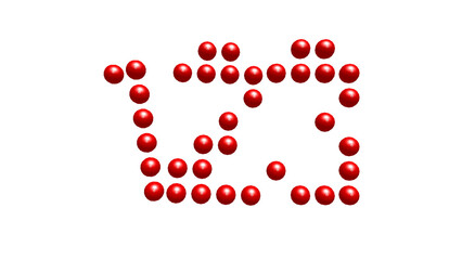 odliczanie, jeden, dwa, trzy, cyfry, liczba