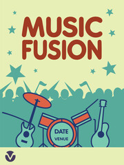 Music Festival Poster – Vibrant Event Promotion Design