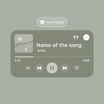 Music App Pop-Up Design - Interactive Audio Interface
