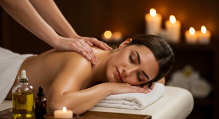 Obraz premium Relaxing spa massage