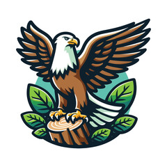 Majestic Eagle Logo Design