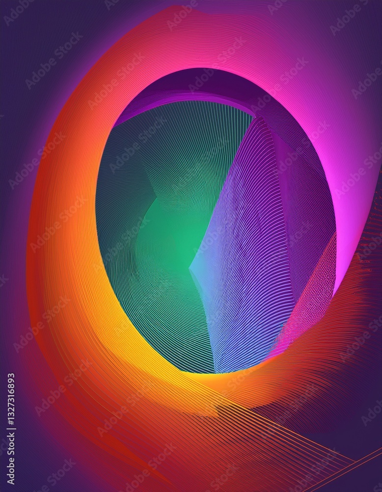 Aufkleber abstract modern background image illustration with hight quality. generated image