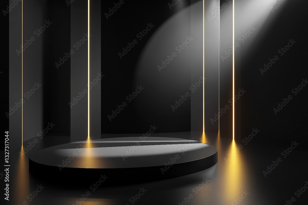 Poster generated with ai wallpaper modern 3d render abstract background design