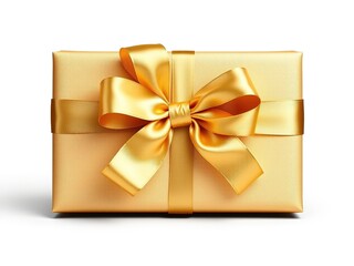 Luxurious Gold Ribbon Bow for Exquisite Gift Wrapping