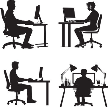 Computer Silhouette Images – Browse 774,880 Stock Photos, Vectors, and ...