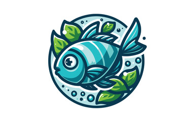 Colorful Fish Logo Design