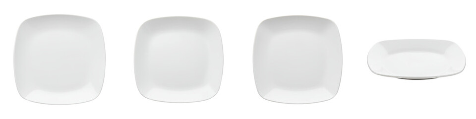 Set of Square Melamine Dessert Plate