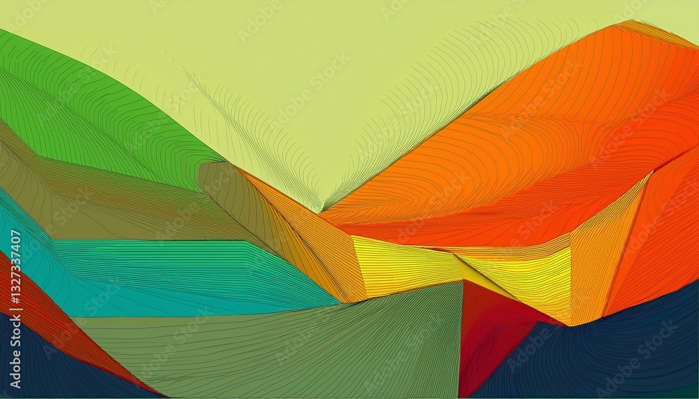 Poster abstract geometric this image is entirely my own creation. generated image