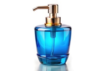 Modern frosted glass mouthwash dispenser, urban exploration design.