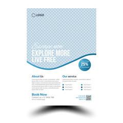 Creative and Elegant Travel Flyer Design