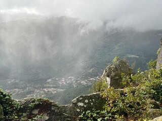 fog in the mountains