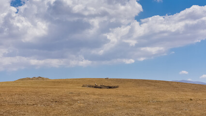 Obraz premium photographs of rural areas, landscapes and arid mountains and hills.