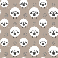Sheep Pattern Vector Images