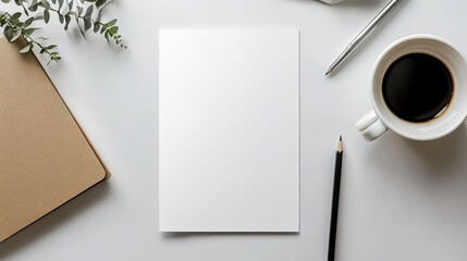 Blank book on dark grey background. Mock up for design